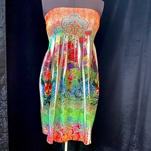 Colorful tube dress
